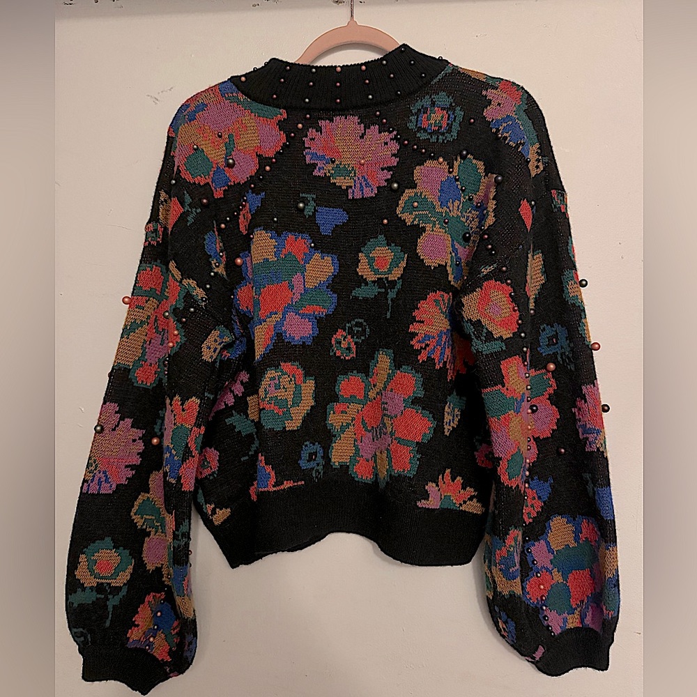 NWOT FARM Rio Lily’s Garden Sweater - Size Medium - Picture 6 of 7